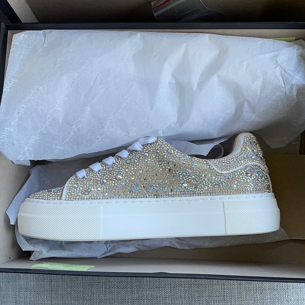 Betsy Johnson sparkle tennis shoes